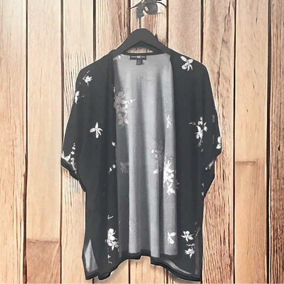 INC floral sleeveless cardigan - Picture 1 of 10